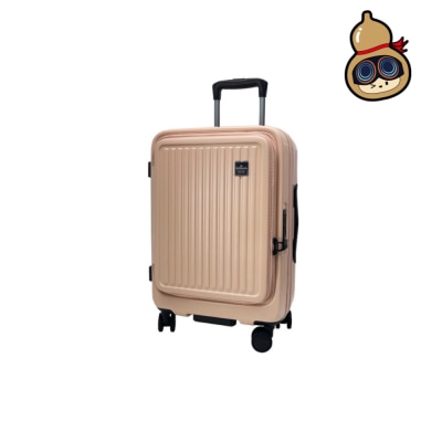HALLMARK PC Japan Hinomoto wheels Front Opening Luggage with Zipper HM902T