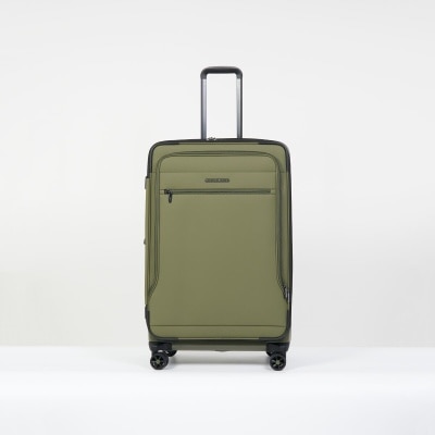 VERAGE 23054 Front Opening Mixed Material Suitcase