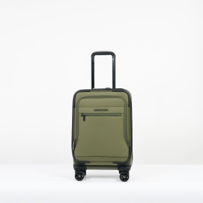 VERAGE 23054 Front Opening Mixed Material Suitcase