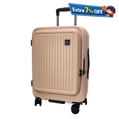 HALLMARK PC Japan Hinomoto wheels Front Opening Luggage with Zipper HM902T