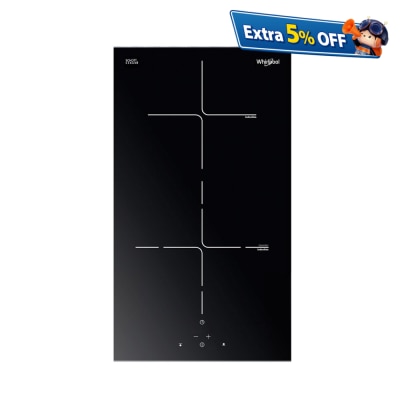 WHIRLPOOL ACM230/IX.1,30cm 2-Zone Domino Induction Hob Built in Induction cooker