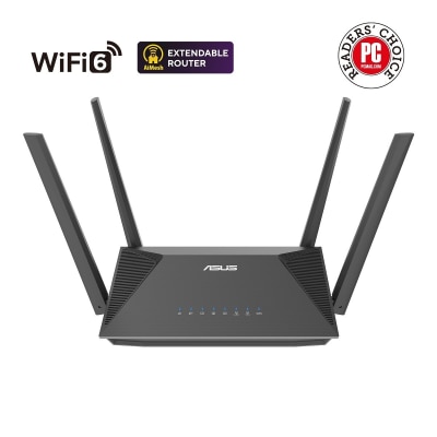 ASUS 華碩 RT-AX52 (AX1800) Dual Band WiFi 6 可擴充路由器