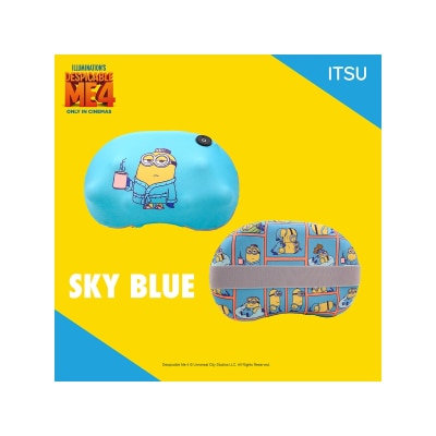 ITSU 迷你兵團限定版3D溫熱按摩枕