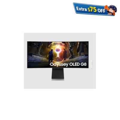 SAMSUNG 三星電子 LS34DG852SCXXK 34" Odyssey OLED G8 G85SD 175Hz 曲面 電競顯示屏