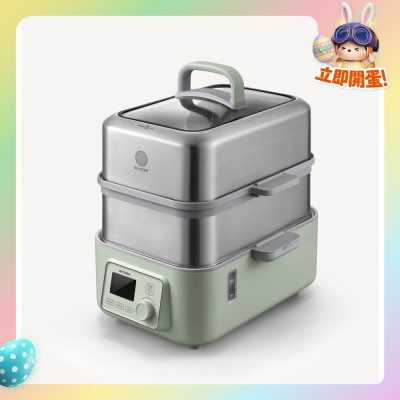 北鼎 - BD-G564A501 全自動蒸燉鍋連蒸架套裝 (連玻璃燉盅,方碟)