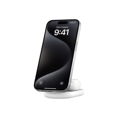 BELKIN 贝尔金 BELKIN 贝尔金 BoostCharge 2 合 1 Qi2 磁力可折叠无线充电器 15W