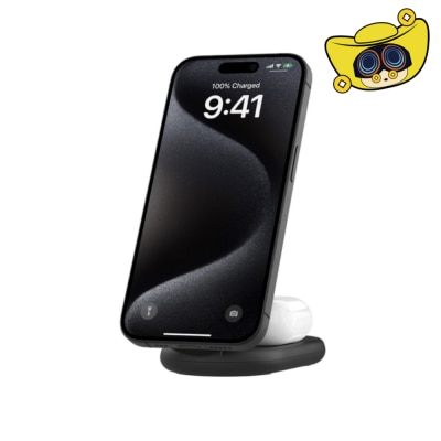 BELKIN 贝尔金 BELKIN 贝尔金 BoostCharge 2 合 1 Qi2 磁力可折叠无线充电器 15W