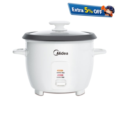 MIDEA MB-GP15A 0.6L Non-Stick Coated Inner Pan Rice Cooker