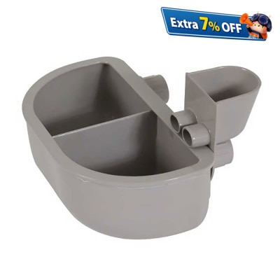 Petmate 寵物飛機籠分隔兩用飲食器 (380ml)