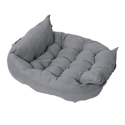 Pets Thing Thickened and deformable padded dog comb bed (moonlight gray) XL