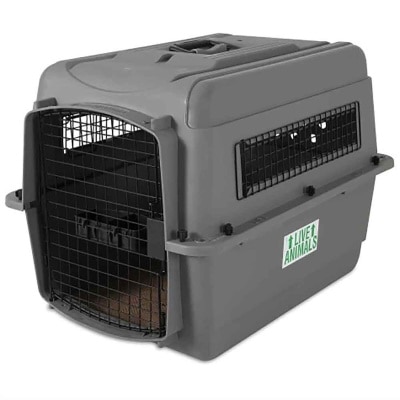 Petmate Pet Flight Aircraft Cage (32 Inch ｜ Large Size)