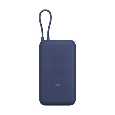 Xiaomi 小米 自帶線行動電源 20000mAh 口袋版 灰藍色