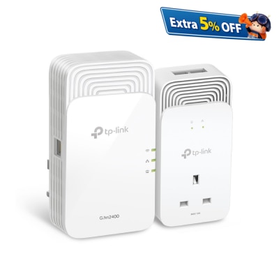TP-Link PGW2440KIT G.hn2400 Powerline AX1800 Wi-Fi 6 套裝