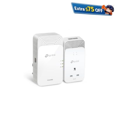TP-Link PGW2440KIT G.hn2400 Powerline AX1800 Wi-Fi 6 套装