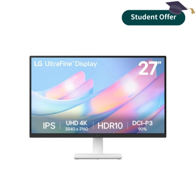 LG UltraFine™ 27US500-W 27" UHD 4K IPS Monitor