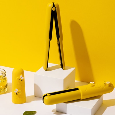 Coolean CL601 - 韓國BVLY無線迷你直髮夾 - 蜜蜂款