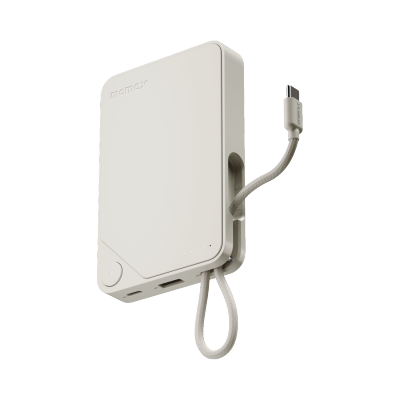 Momax 1-Power X Battery Pack (10000mAh) with Built-in USB-C Cable