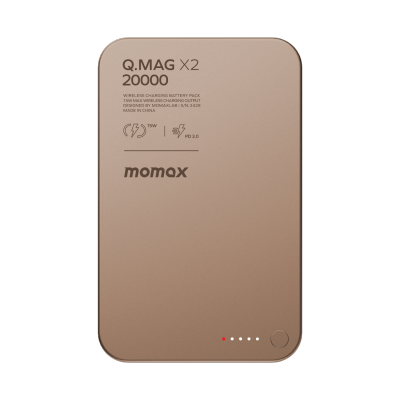 Momax Q.Mag X2 20000mAh 超薄磁吸流動電源