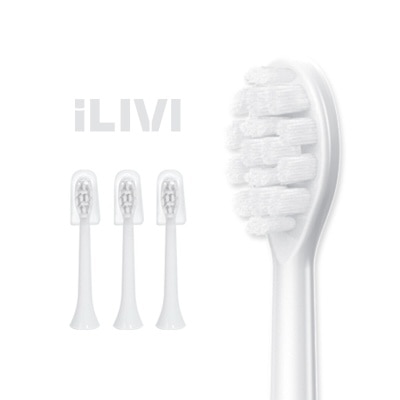 iLivi IV-TH01 革新代扫振4D全模式多头洁齿护龈电动智慧牙刷 PRO-替换刷头*3个