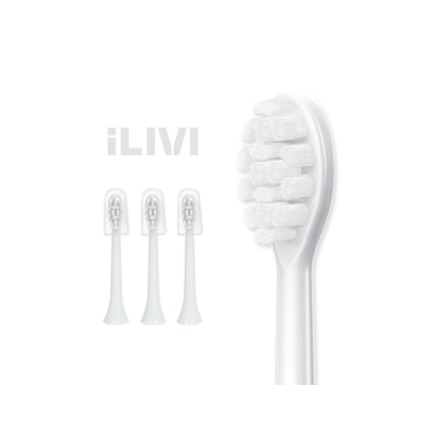iLivi IV TH01 革新代掃振4D全模式多頭潔齒護齦電動智慧牙刷 PRO 替換刷頭*3個 image