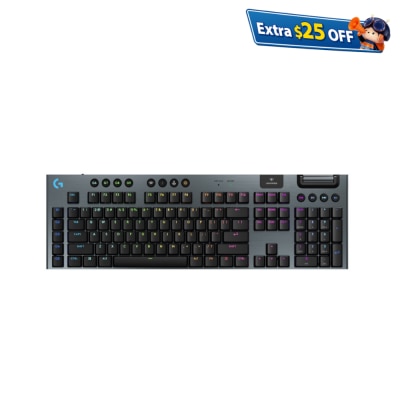 LOGITECH 罗技 G915 X LIGHTSPEED 无线 RGB 机械电竞键盘 - 触感轴