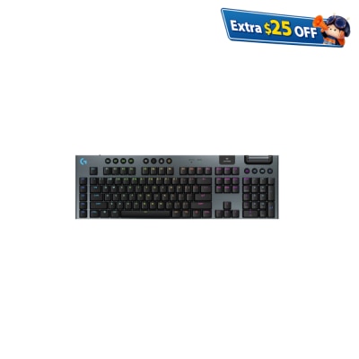 LOGITECH 罗技 G915 X LIGHTSPEED 无线 RGB 机械电竞键盘 - 线性轴