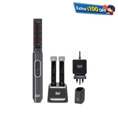 QUICO QUICO HC502-BLK Q-Swap 無線遠紅外線負離子造型梳(可換電池系統， 環球電壓)