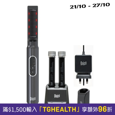 QUICO QUICO HC502 BLK Q Swap 無線遠紅外線負離子造型梳(可換電池系統， 環球電壓) image