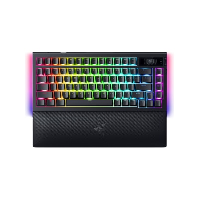Razer 雷蛇 BlackWidow V4 Pro 75% - 熱插拔無線遊戲鍵盤 (橙軸) 鍵盤