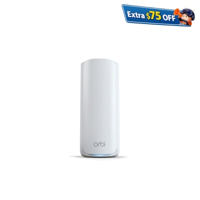 NETGEAR Orbi RBE770 BE11000 三频 WiFi 7 Mesh 无线卫星分机 (必需配搭主机使用)