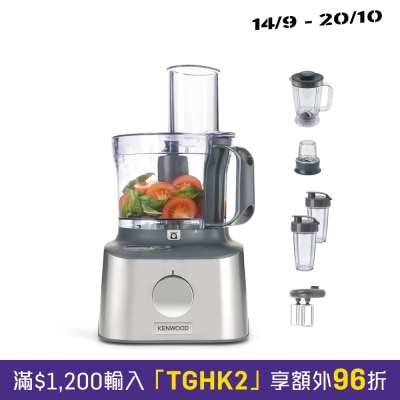 KENWOOD FDM312SS MultiPro Compact + 多功能食物處理器 image