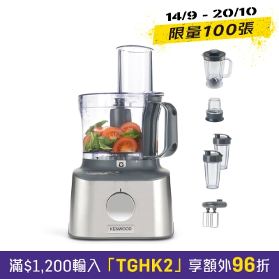 KENWOOD FDM312SS MultiPro Compact + 多功能食物處理器 image