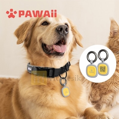 PAWAii Pet QR Code ID Tag