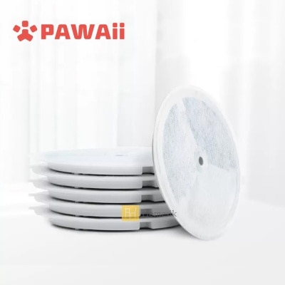 PAWAii Replacement filter of FunFlow Pet Fountain 6pcs/pack