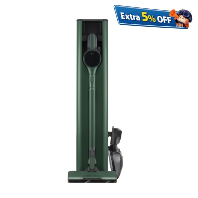 LG 乐金 A9X-STEAM CordZero™ All-in-One Tower A9X 蒸气无线吸尘机 (苍林绿)