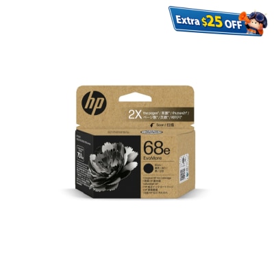HP 惠普 68e EvoMore 黑色原廠墨盒