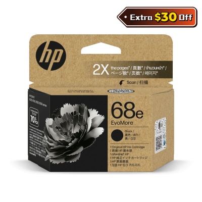 HP 惠普 68e EvoMore 黑色原厂墨盒