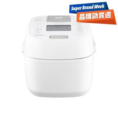 TOSHIBA - RC6PXTHKW 0.63L Mini Pressure IH Rice Cooker
