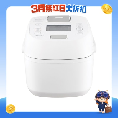 TOSHIBA 東芝 - RC6PXTHKW 0.63公升 迷你壓力磁應電飯煲