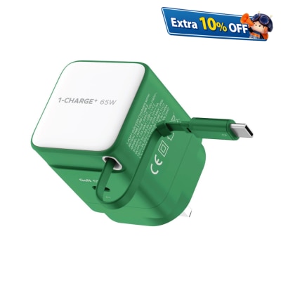 Momax 1-Charge+ 65W GaN單輸出及伸縮USB-C 線充電器