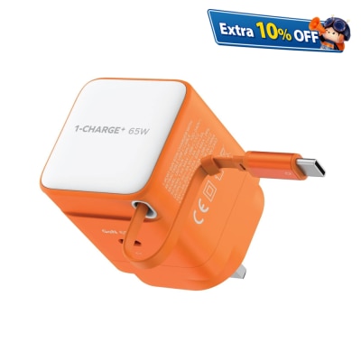 Momax 1-Charge+ 65W GaN單輸出及伸縮USB-C 線充電器