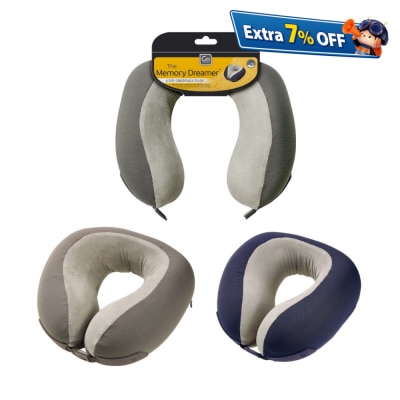 GO TRAVEL Memory Dreamer Memory Foam Travel Neck Pillow (Random Color)
