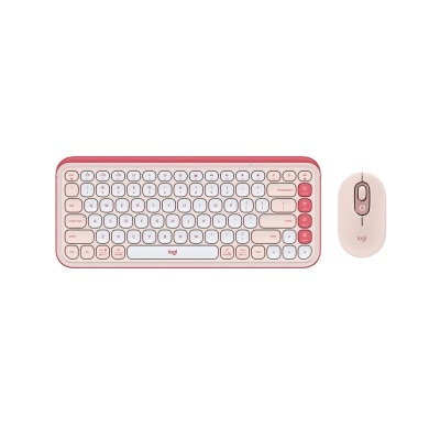 LOGITECH 罗技 POP ICON 无线智能键盘滑鼠套装 (美式英文)
