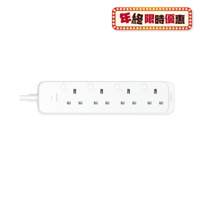TP-Link Tapo P304M Wi-Fi 智能拖板 (四個獨立插座)