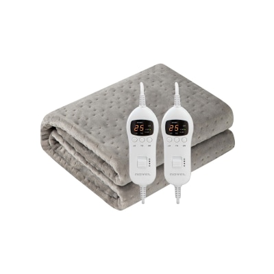 NOVEL NU1502 法蘭絨(時間制)分區溫度電暖氈---雙人