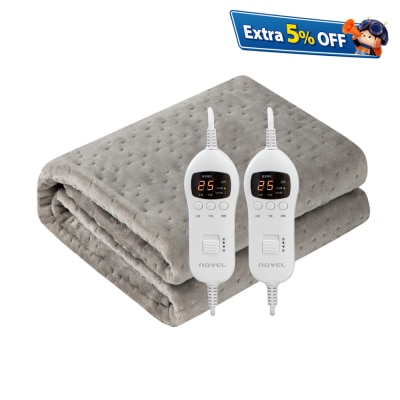 NOVEL NU1502 Flannel Fleece (Timer) Electric under-blanket---Double