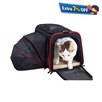 Petsfit high-quality three-use expandable pet carry bag and cat bag for outdoor use Medium size
