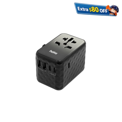 haha TRAVEL H-FT100 GaN 100W 5輸出旅行轉換插頭