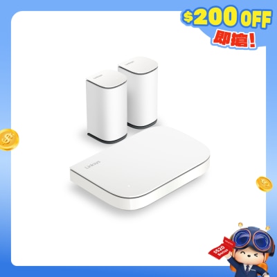 Linksys - Velop LN11011202 AX3000 Micro 6 Mesh 系統 (1路由器及2節點)