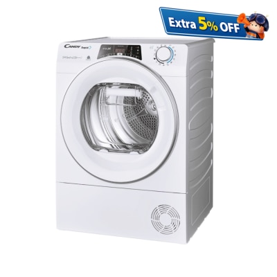 CANDY ROEH9A3TSEX-S 9Kg Heat Pump Condenser Dryer Cloth Dryer